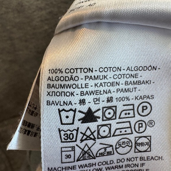 Levi's Grey Cotton Pullover 100% Cotton Hoodie‎ Sweatshirt Women Size M #293 - Picture 3 of 5